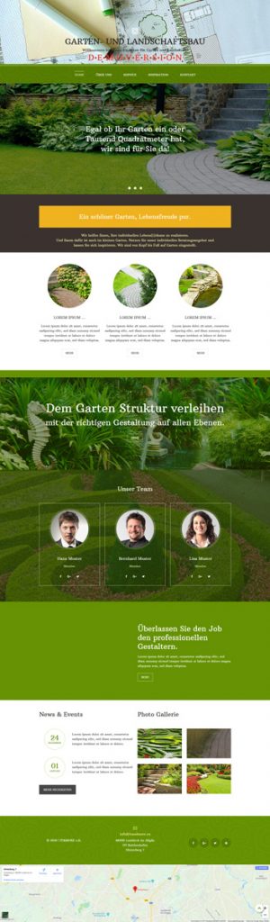 Demosite Garten- und Landschaftsbau